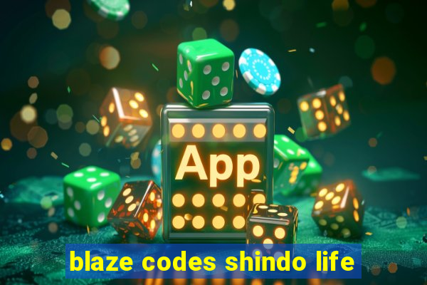 blaze codes shindo life